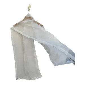 Jessica McClintock Vintage Womens Lightweight Sheer Off-white cream Chiffon Scar thumbnail 7