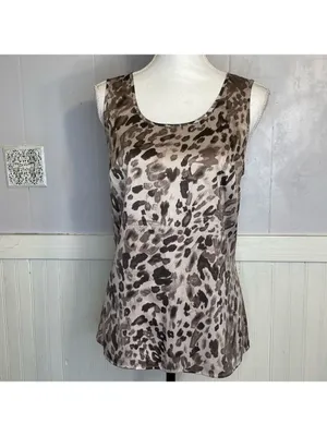 Ann Taylor Loft blouse leopard print thumbnail 7