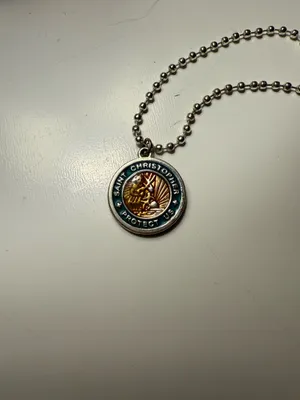 Get Back Necklaces Saint Christopher Chain Silver thumbnail 2