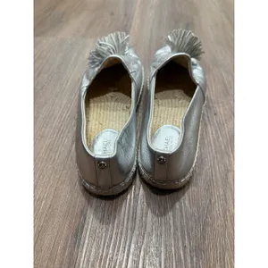 Michael Michael Kors Silver Metallic Leather‎ Tassel Espadrille Flats Mens 8 thumbnail 5