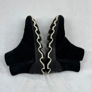 Sorel Kinetic‎ Short Black Suede Faux Fur Lined Ankle Boots NL3128-010 Womens 8 thumbnail 8