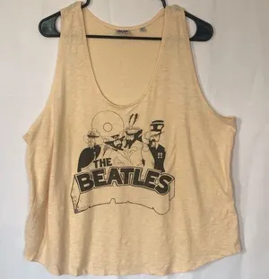 Junk Food The Beatles tank top size XL thumbnail 1