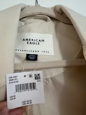 American Eagle Cropped Blazer thumbnail 4