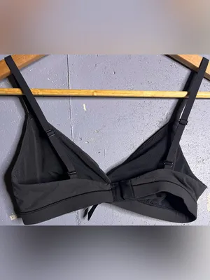 SKIMS Fits Everybody Crossover Bralette in Onyx Black Women Size Small. NWOT thumbnail 4