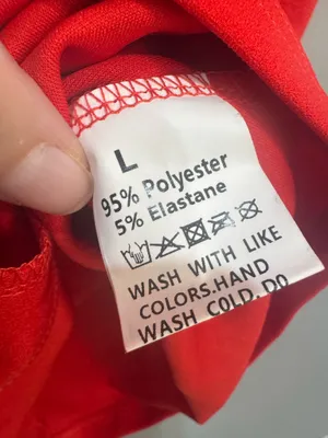 Red Unbranded Square Neck Mini Dress Size L EUC thumbnail 6