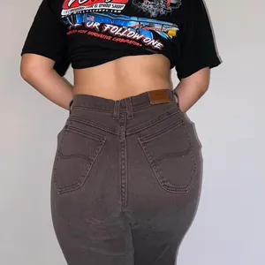 Lee Vintage Brown High Waisted Straight Leg Jeans thumbnail 6