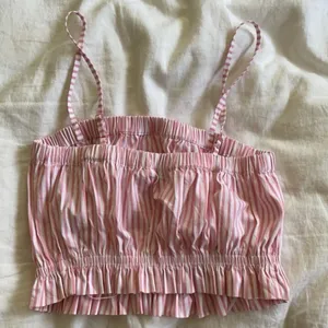 Urban Outfitters Kimchi Blue tube top pink striped size S thumbnail 3