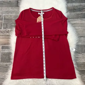 NWT Rae Dunn Merry Graphic Top thumbnail 5