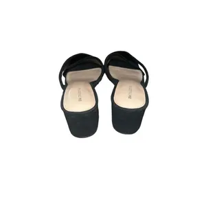 ✨206 Collective Womens Naomi Cross Band Black Heeled Sandals Sz 8 Shoes✨ thumbnail 4