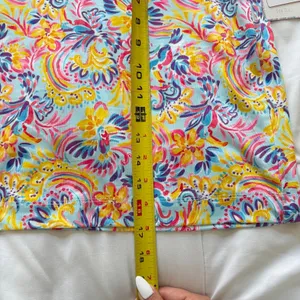 NWT Stella Parker UPF 50 Skort Skirt Blue Floral Paisley Medium Tennos Golf thumbnail 5