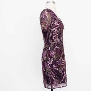 Dress The Population Floral‎ Sequin Embroidery Mini Dress thumbnail 6