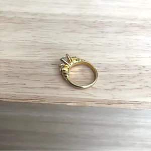 Vintage Gold Tone Ring Size 5.75 thumbnail 2