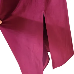 Banana Republic Womens XXL Burgundy Sleeveless Tie Waist Maxi Dress ‎ NWOT thumbnail 5