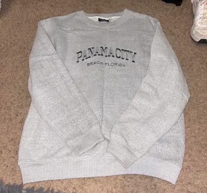 Thick Panama City Sweatshirt Gray Size XL thumbnail 1