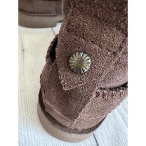UGG Cory II Grey Suede Sheepskin Lined Ankle Boots Womens Slim Silhouette Sz 8.5 thumbnail 11