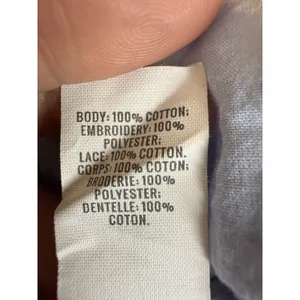Aerie Blue Eyelet Mini Babydoll Dress Women’s XS Sundress Boho Cottagecore thumbnail 11