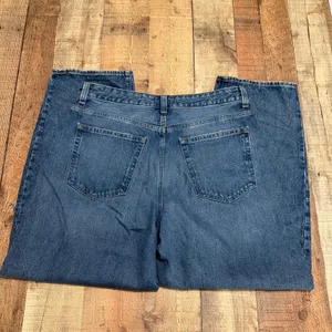 Madewell Women's Medium Denim The Curvy Balloon Jeans Sz 32 Horseshoe Streetwear thumbnail 6