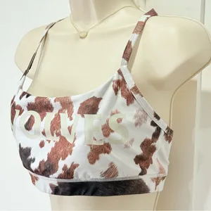 Darc Sport She Solid Hardcore Everyday Sports Bra Carbon Cow Print Medium Wolves thumbnail 5