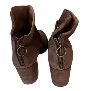 Beek Strix Suede Ankle‎ Bootie Taupe 10 Heeled thumbnail 5