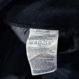 Old Navy Pixie Black Velvet Pants Size 6 Mid Rise Skinny Ankle Holiday Party thumbnail 8