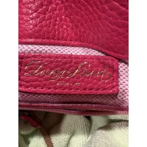 Dooney & Bourke Fuchsia Pebbled Leather Shoulder Hobo Bag with Silver Hardware thumbnail 8
