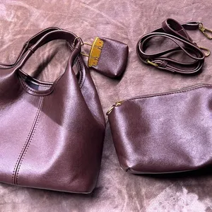 Elegant Brown Leather Women's Bag thumbnail 4