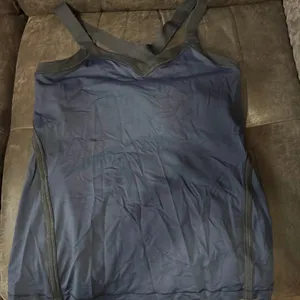 Lululemon Women's Navy Blue Tank Top thumbnail 1