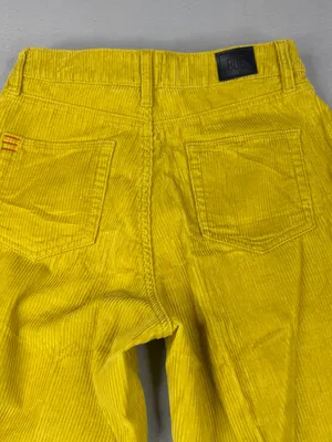BDG Urban Outfitters Corduroy Mom Pants Womens 26 Mustard Yellow High Rise Y2K thumbnail 4