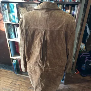 Vintage tan western XL Yellowstone vintage leather jacket thumbnail 4