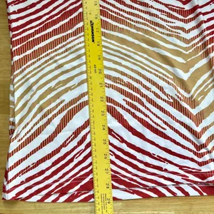 NWT NFL SAN FRANCISCO 49ERS Zubaz Zebra 2 Team Color Circle Logo T-Shirt XL thumbnail 7