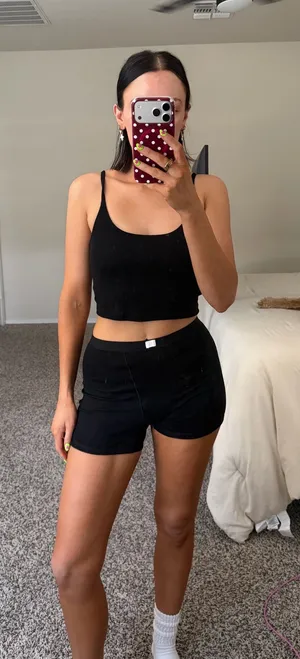 Old navy black boxer and tank set  thumbnail 1