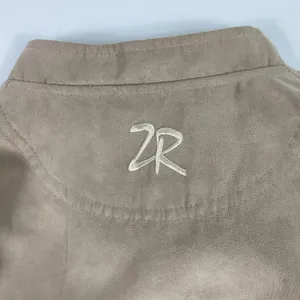 Zero Restriction Vest Womens Medium Tan Golf Made USA Morgan Stanley Snap Neck‎ thumbnail 9