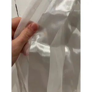 Silky Ivory White Two Tone Scarf thumbnail 3
