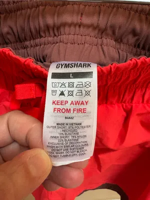 Gymshark Running 2 in 1 Layered Shorts in Red & Burgundy thumbnail 5