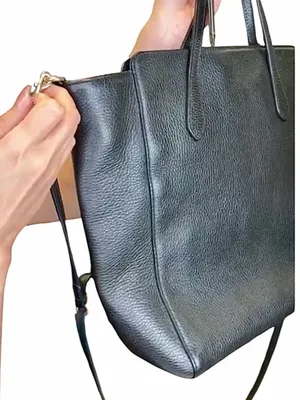 Gucci Swing Leather Tote with Detachable Strap 22179564 -black thumbnail 11
