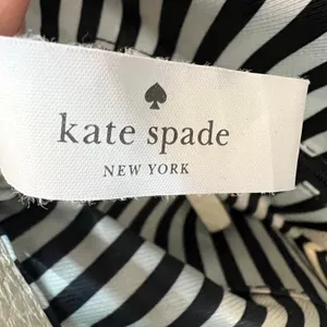 Kate Spade Southport Avenue Carmen Convertible Satchel Handbag Purse cream black thumbnail 14