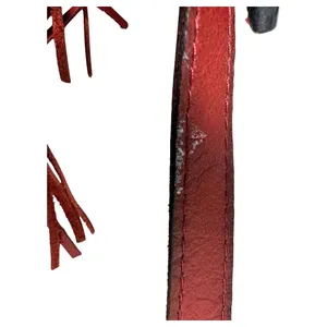 Patricia Nash Red Leather Fringe Crossbody Bag Purse Handbag thumbnail 2
