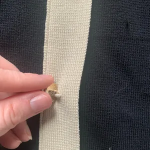 Cider Black Knit Dress with Notched Collar M thumbnail 9