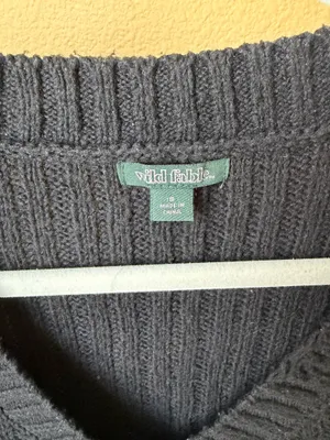 Wild Fable Black Cable Knit Sweater thumbnail 4