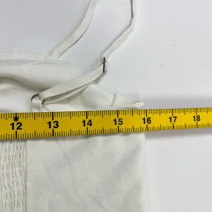 NWOT Farm Rio Linen Blend White Sleeveless Mini Dress Size L thumbnail 15