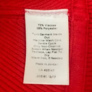 Talbots Women Ribbed Top‎ MP Coral Crew Neck Sleeveless Drop Waist Layering Cozy thumbnail 8