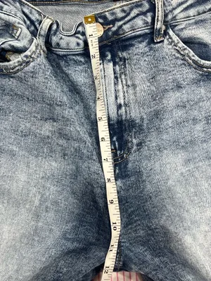 Risen hight rise Acid wash cropped flare Jeans thumbnail 11