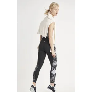 ALO YOGA High-Waist Airbrush Legging XS Dark Krystal Black thumbnail 2