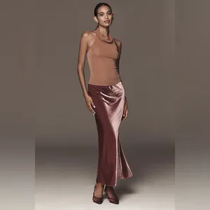 Anthropologie Pilcro Halter Cowl-Neck Tank Top - Copper thumbnail 3