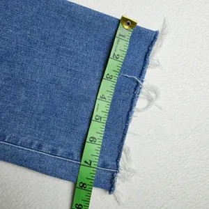 Madewell Kick Out Full-Length Flare Jeans‎ Medium Wash Raw Hem DM7443 Blue 27 thumbnail 11