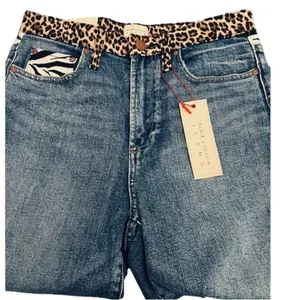 Alice + Olivia Amazing Animal Print High Rise Jeans Size 28 NWT thumbnail 11