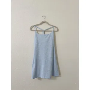 Outdoor Voices Exercise Dress Light Blue Built In Shorts Athletic XL thumbnail 2