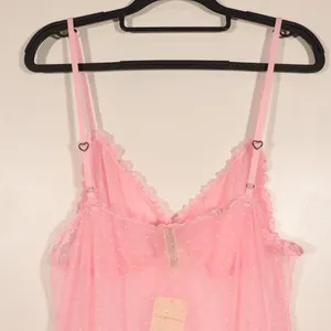 NWT Free People Heart to Heart Mini Slip in Pink Size Large thumbnail 10