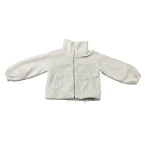 Lululemon White Opal Cinchable Fleece Zip-Up Sherpa Teddy Funnel Neck Jacket thumbnail 6