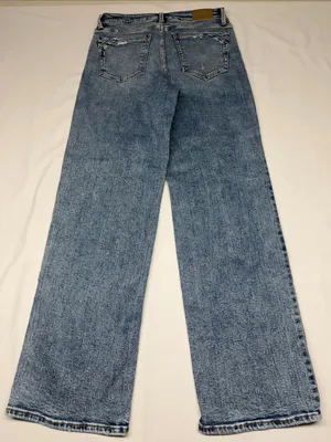 Buckle Light Blue Distressed Wide-Leg Relaxed Jeans thumbnail 2